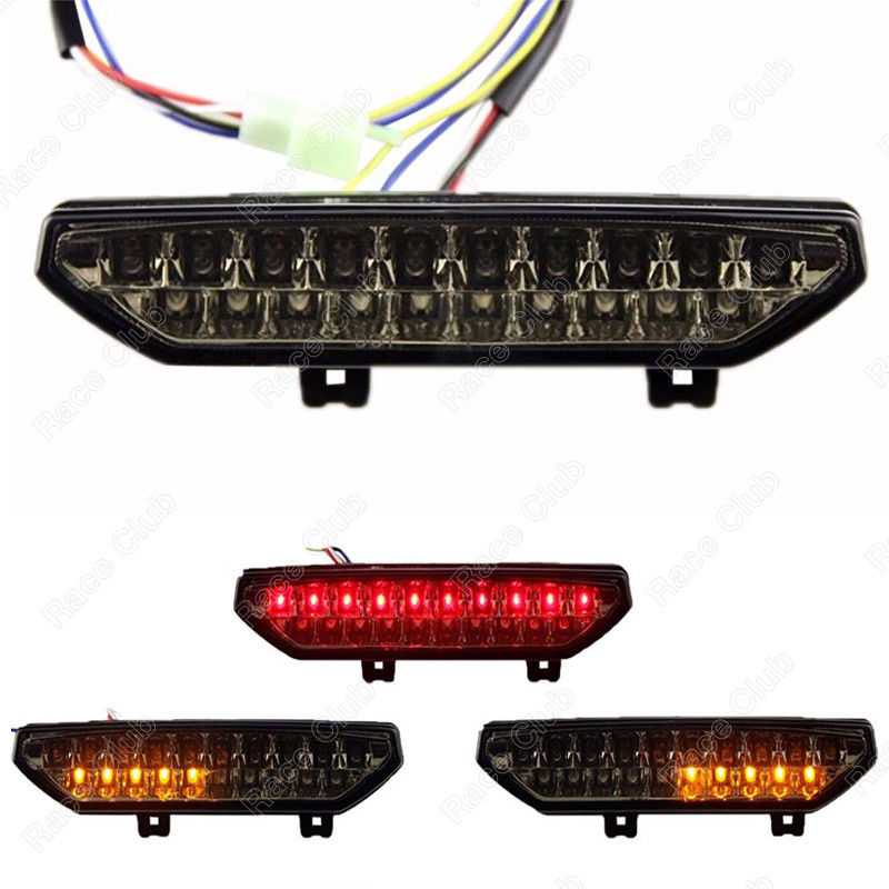 Integrated LED TailLight Turn Signals ZX6R 07-08 Smoke